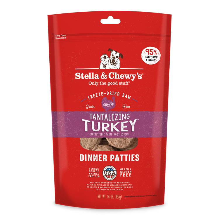 S&C Freeze Dried Dinner Patties Turkey