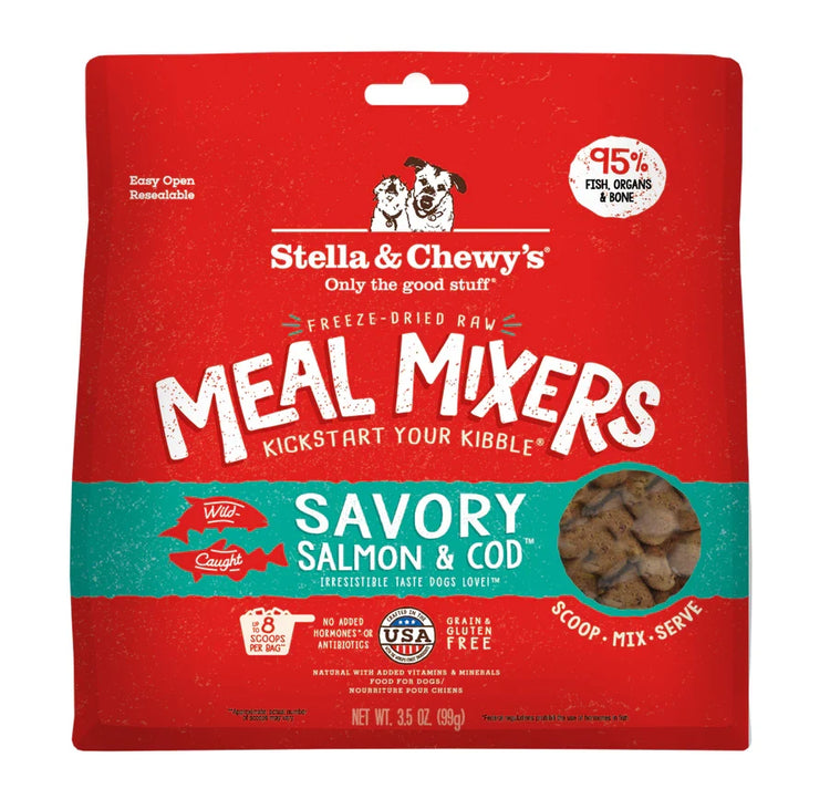 S&C Freeze Dried Meal Mixers Salmon Cod (Preorder Oct 2026)