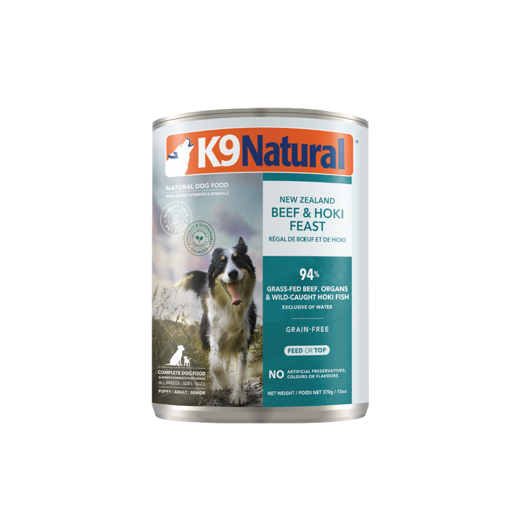 K9 Canned Beef & Hoki Feast