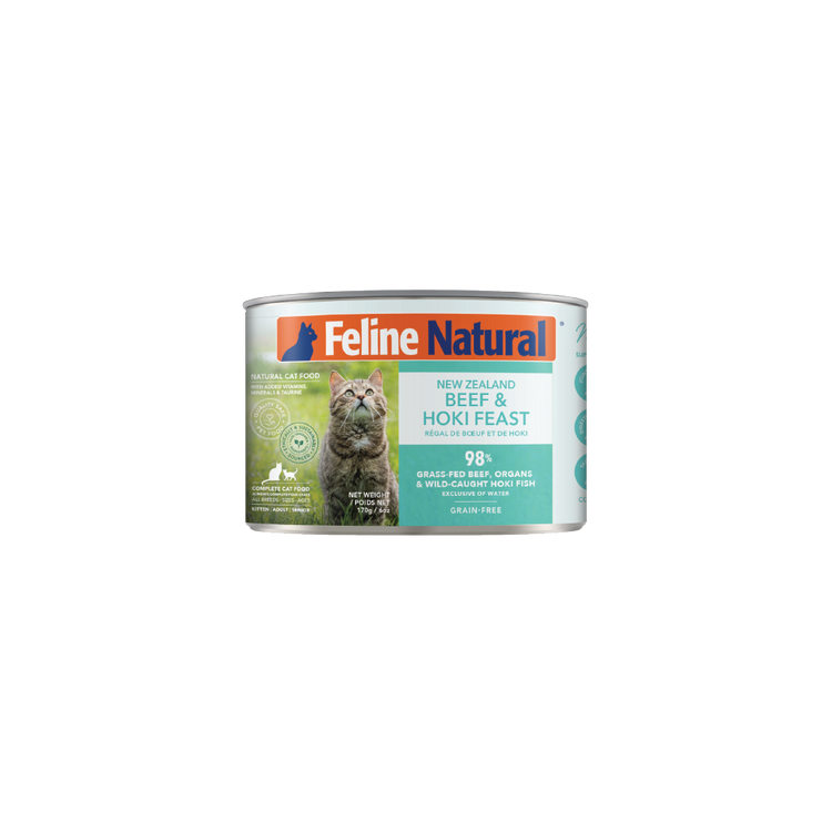 Feline Nat Canned Beef & Hoki Feast