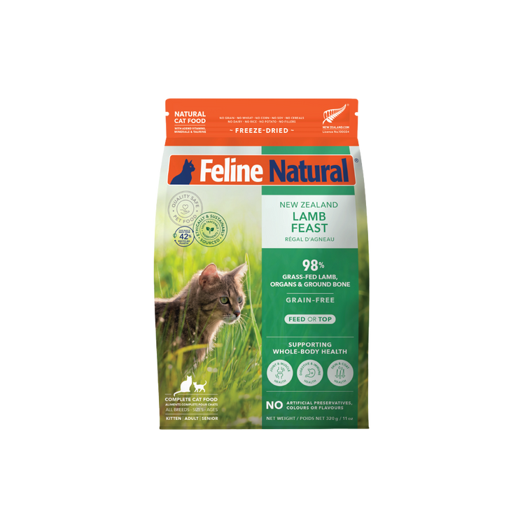 Feline Nat Freeze Dried Lamb Feast 11oz