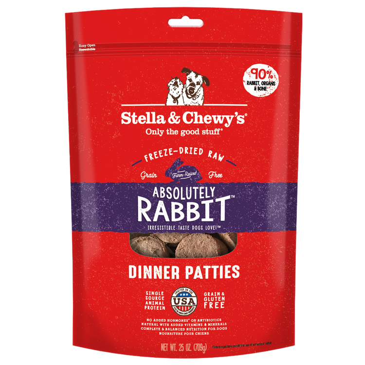 S&C Freeze Dried Dinner Patties Rabbit (Preorder Oct 2026)