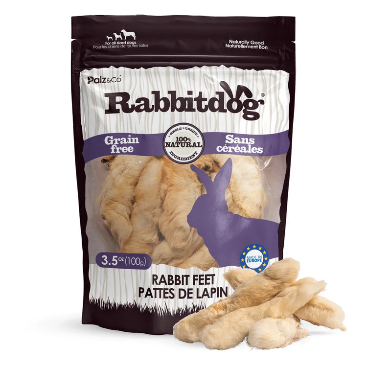 PC RabbitDog Rabbit Feet w/ Fur