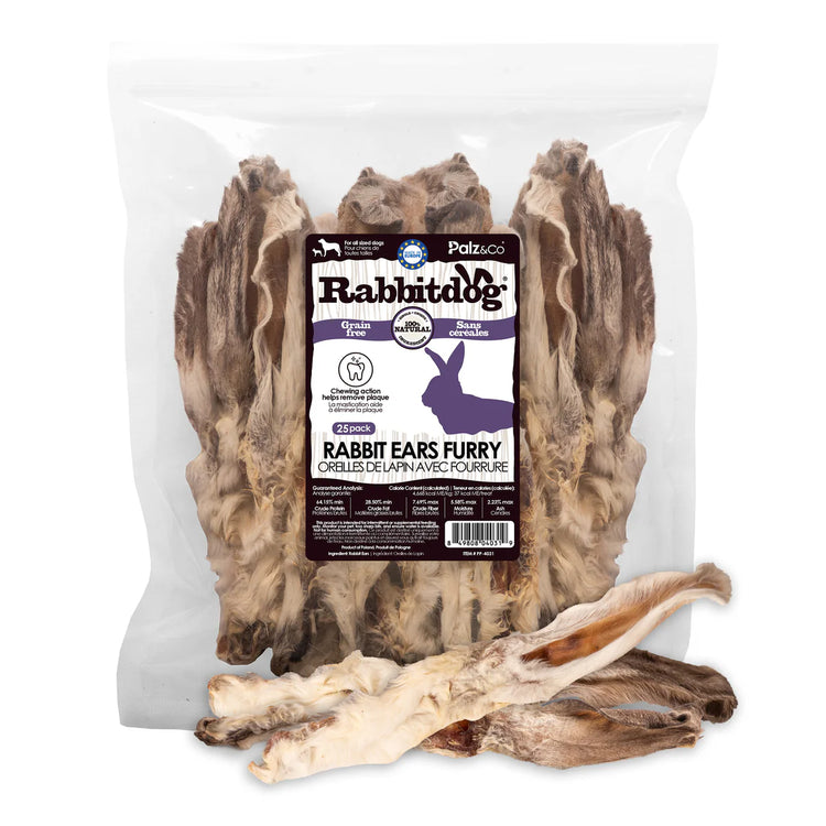 PC RabbitDog Rabbit Ears w/ Fur