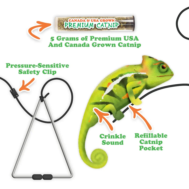 MEOW Toy Jumb n Jamb Chameleon