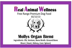 RMR Ground Deer/Elk w Bone & Bison Organs