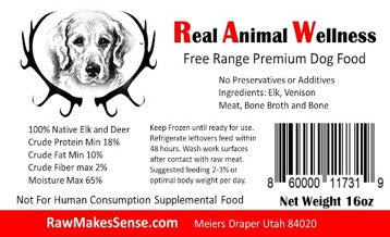 RMR Ground Deer/Elk 40lb with Bone