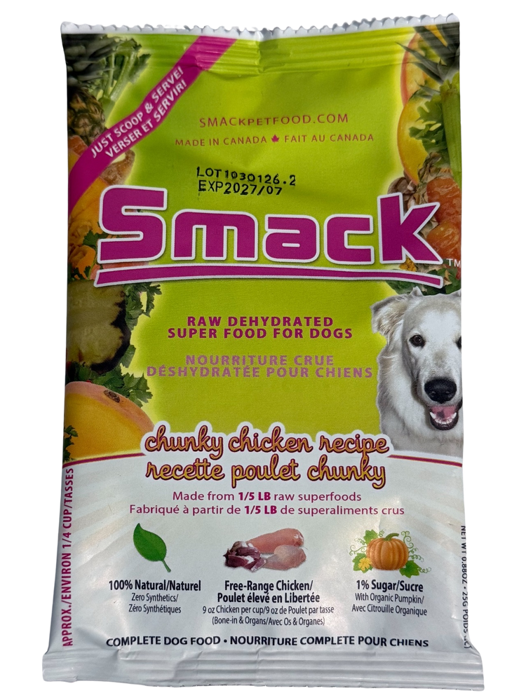 Smack Chunky Chicken for Dogs (Sample)