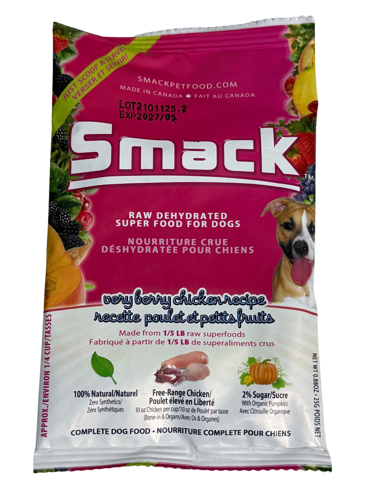 Smack Very Berry Chicken for Dogs (Sample)