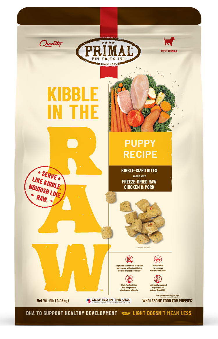 PRIMAL Freeze Dried Kibble in the Raw Puppy