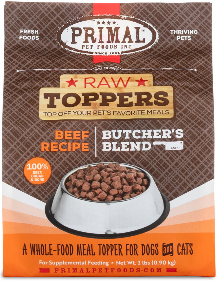 PRIMAL Frozen Butcher's Blend Topper 2lb