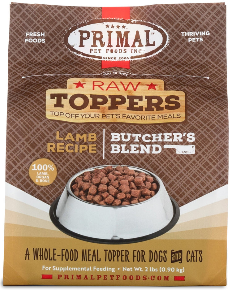 PRIMAL Frozen Butcher's Blend Topper 2lb