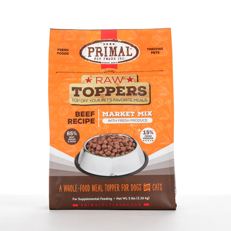 PRIMAL Frozen Market Mix Topper 5lb