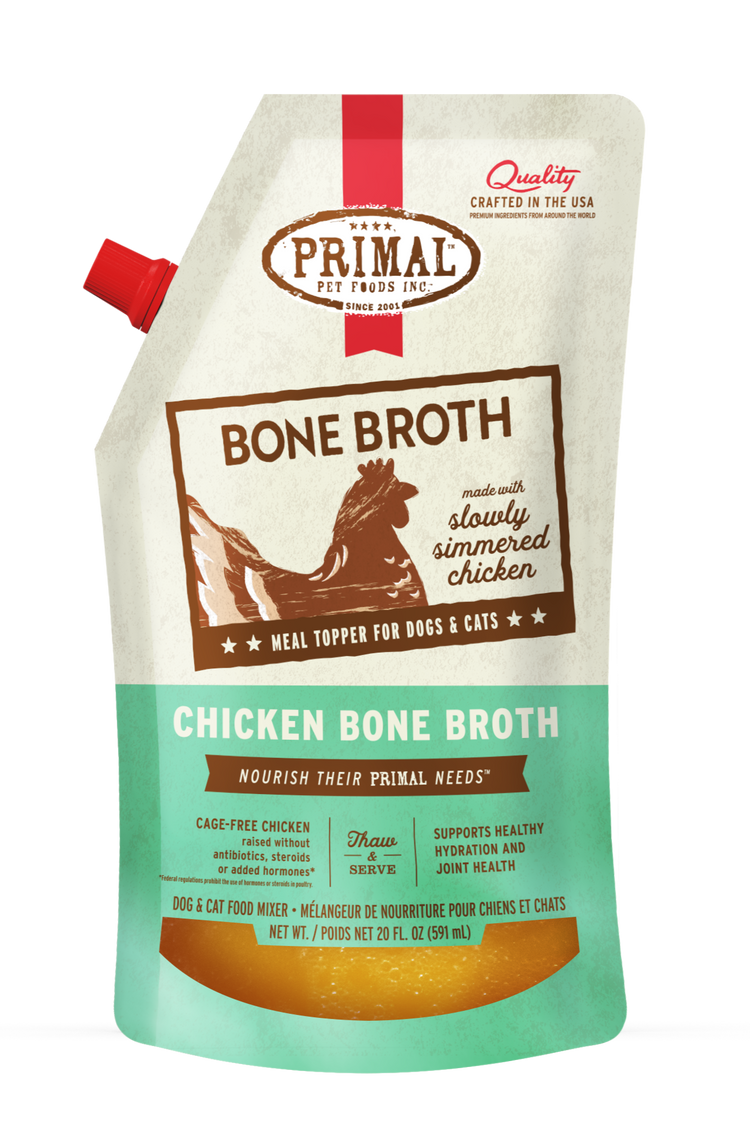 PRIMAL Frozen Bone Broth 20oz 4pk