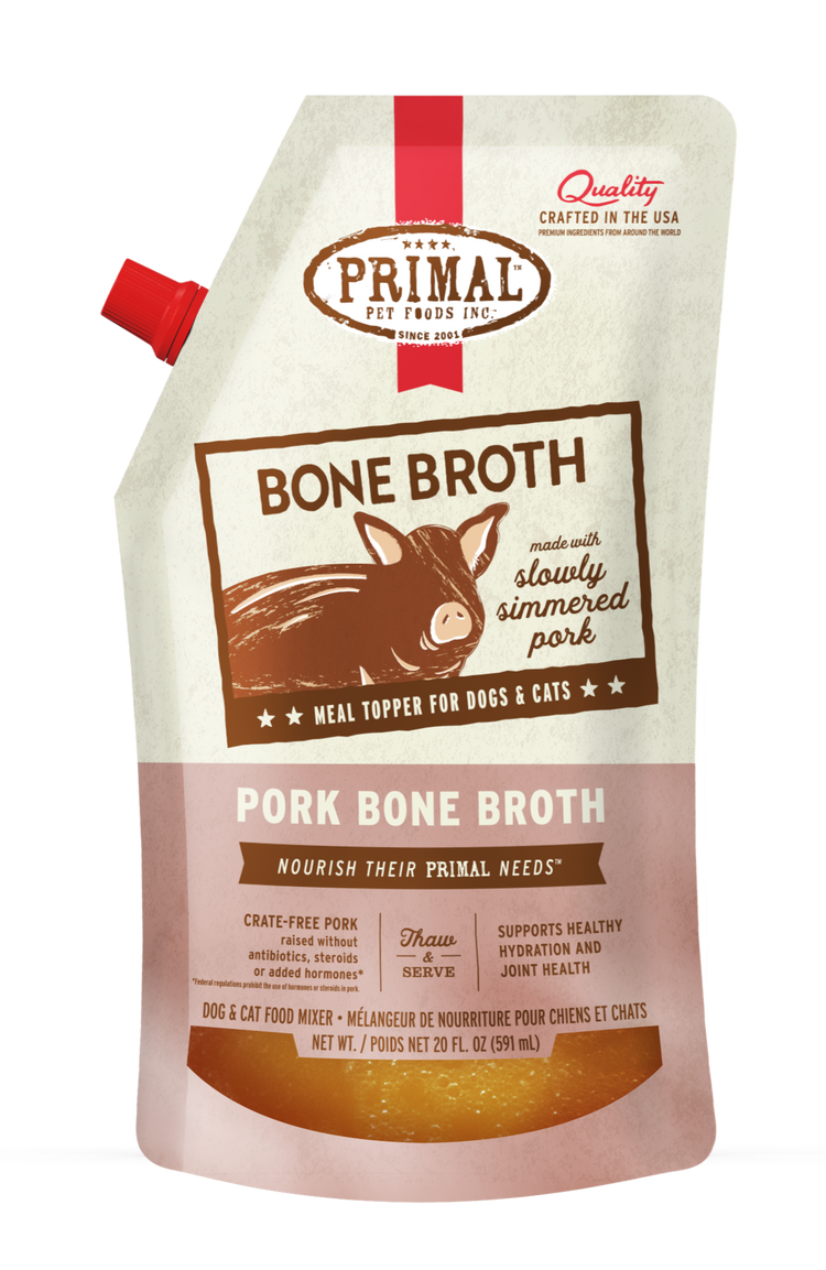 PRIMAL Frozen Bone Broth 20oz 4pk