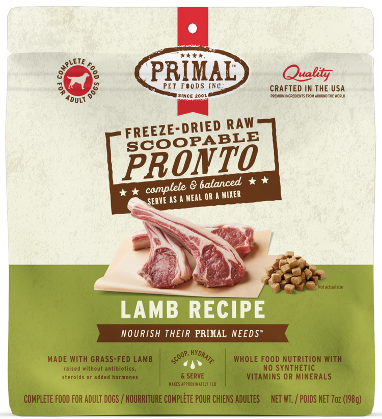 PRIMAL Freeze Dried Pronto Lamb (Preorder Oct 2026)