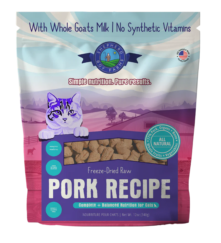 SBF Cat Freeze Dried Pork Recipe