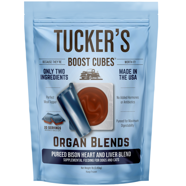 Tucker's Boost Cubes Bison Heart & Liver (Preorder Oct 2026)