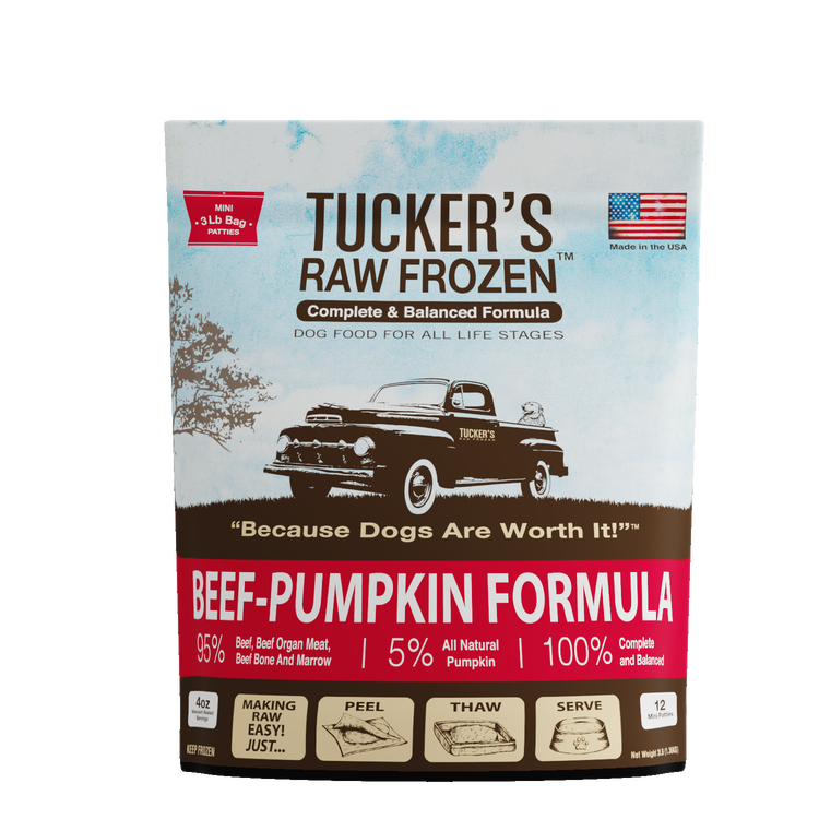 Tucker's Frozen Beef & Pumpkin