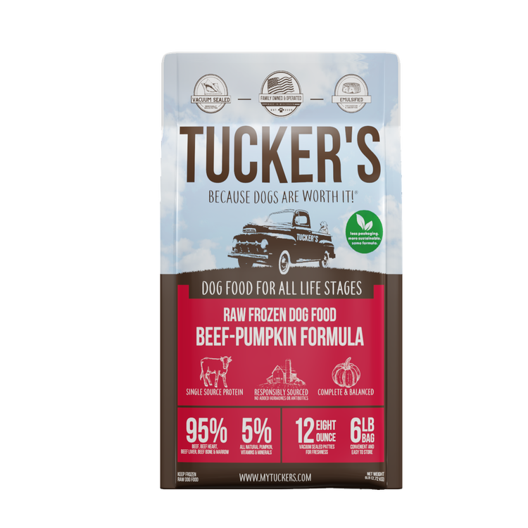 Tucker's Frozen Beef & Pumpkin
