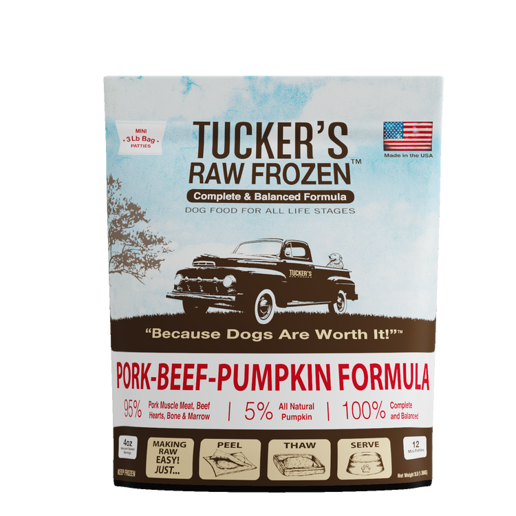 Tucker's Frozen Pork & Beef & Pumpkin (Preorder June Delivery)