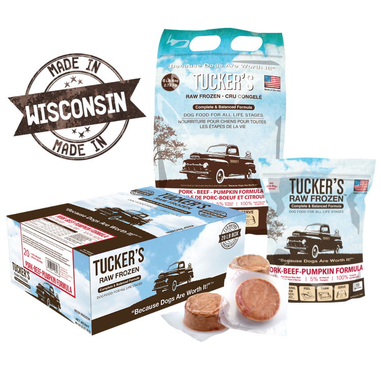 Tucker's Frozen Pork & Beef & Pumpkin (Preorder June Delivery)