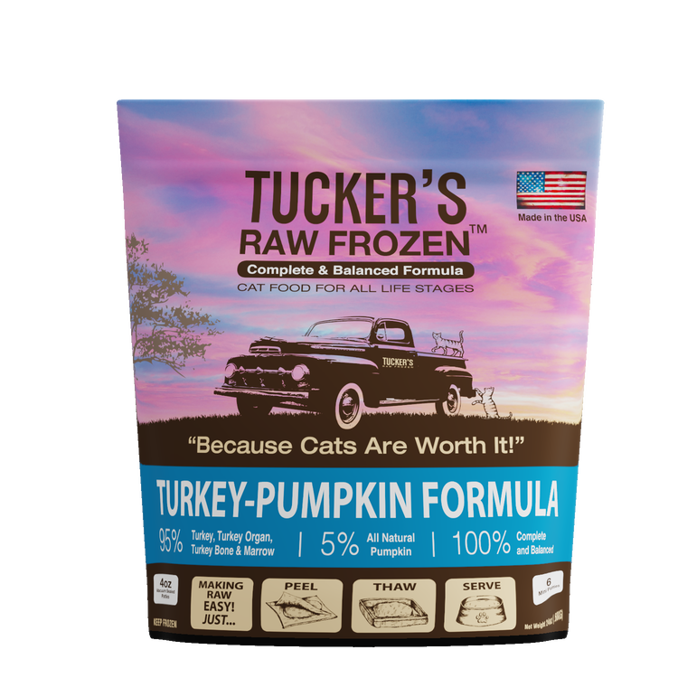 Tucker's CAT Frozen Turkey & Pumpkin