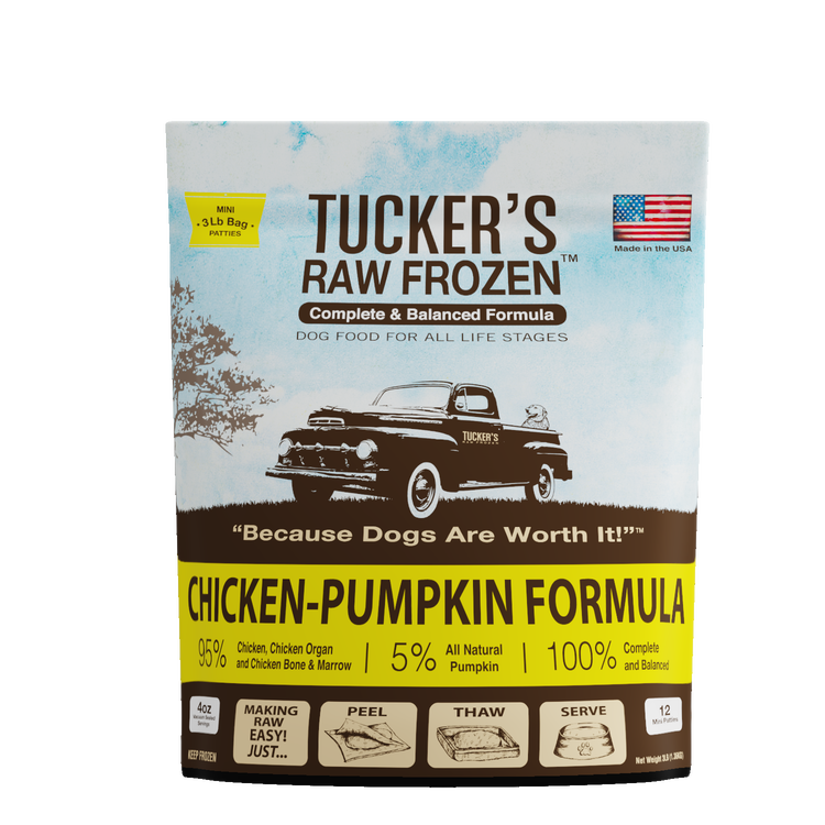 Tucker's Frozen Chicken & Pumpkin