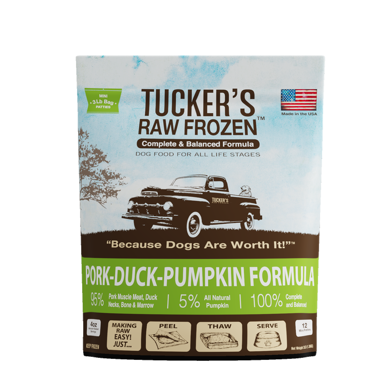 Tucker's Frozen Pork & Duck & Pumpkin (Preorder June Delivery)