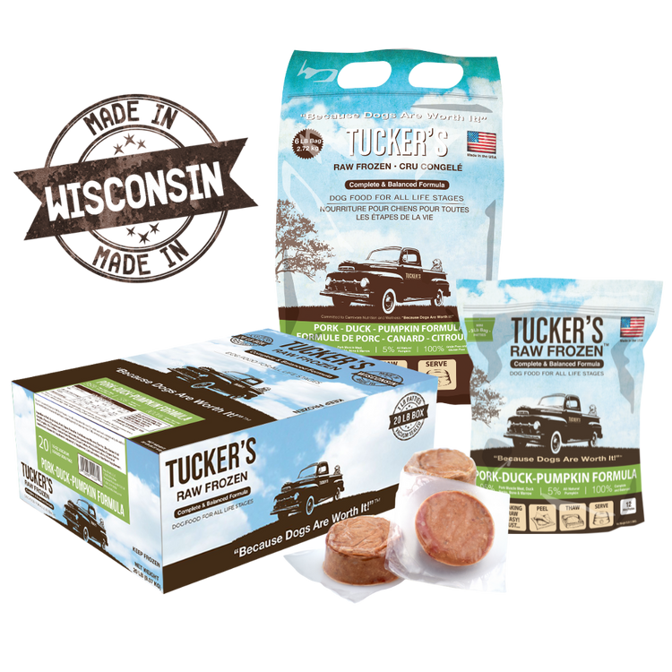 Tucker's Frozen Pork & Duck & Pumpkin (Preorder June Delivery)