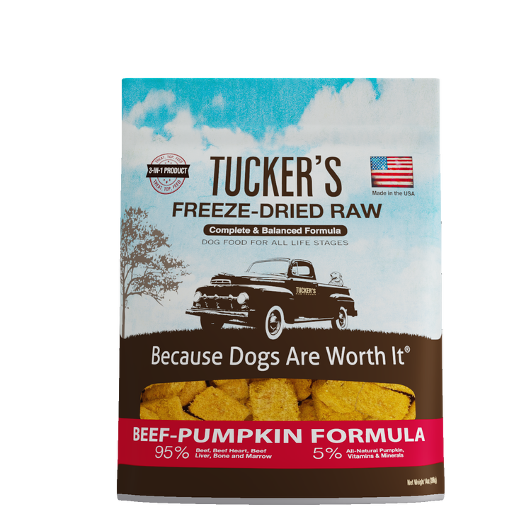 Tucker's Freeze Dried Beef & Pumpkin