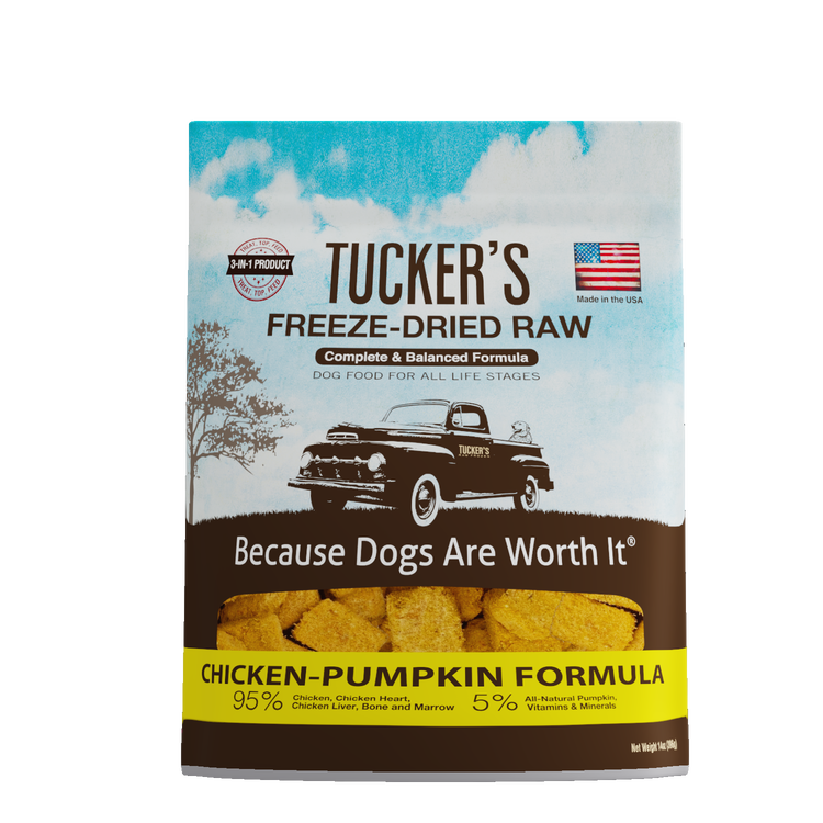 Tucker's Freeze Dried Chicken & Pumpkin (Preorder June Delivery)