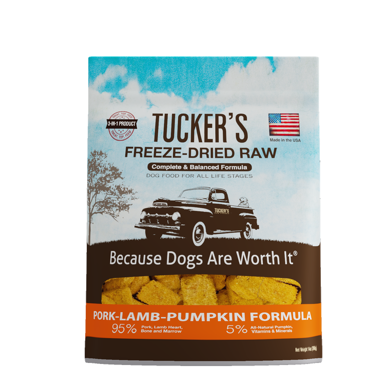 Tucker's Freeze Dried Pork & Lamb & Pumpkin