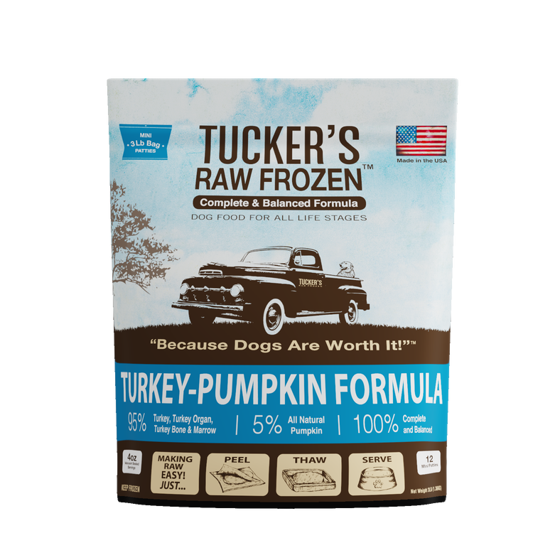 Tucker's Frozen Turkey & Pumpkin