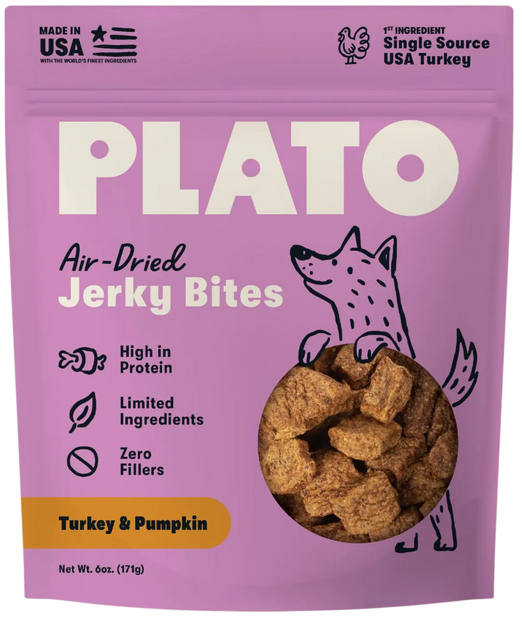Plato Jerky Bites Turkey & Pumpkin