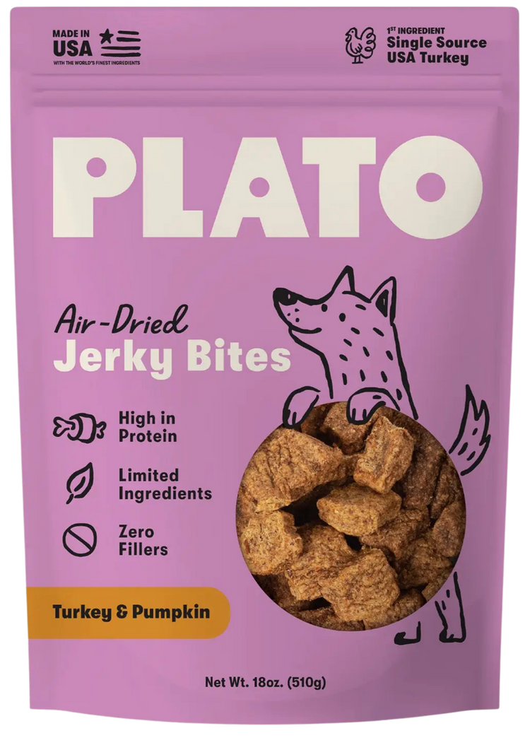 Plato Jerky Bites Turkey & Pumpkin