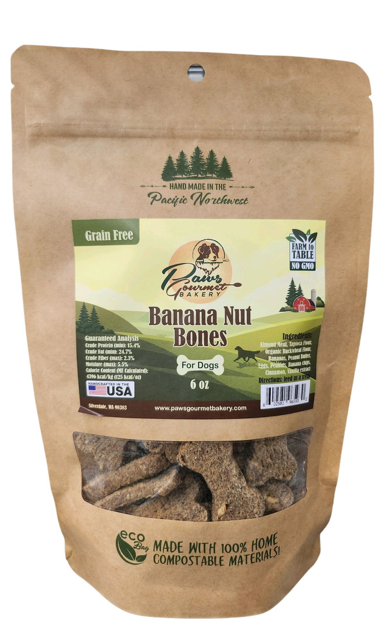 PGB Grain Free Banana Nut Bones