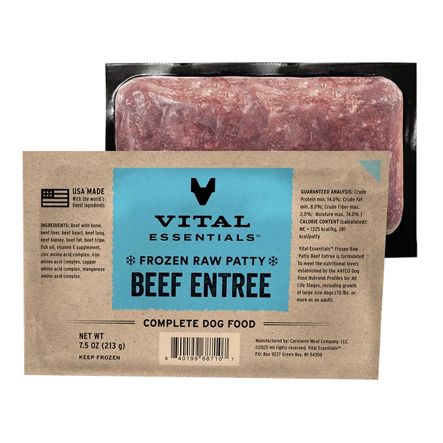 VE Frozen Beef Patties