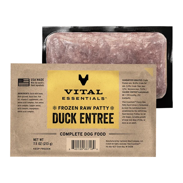 VE Frozen Duck Patties (Preorder Oct 2026)
