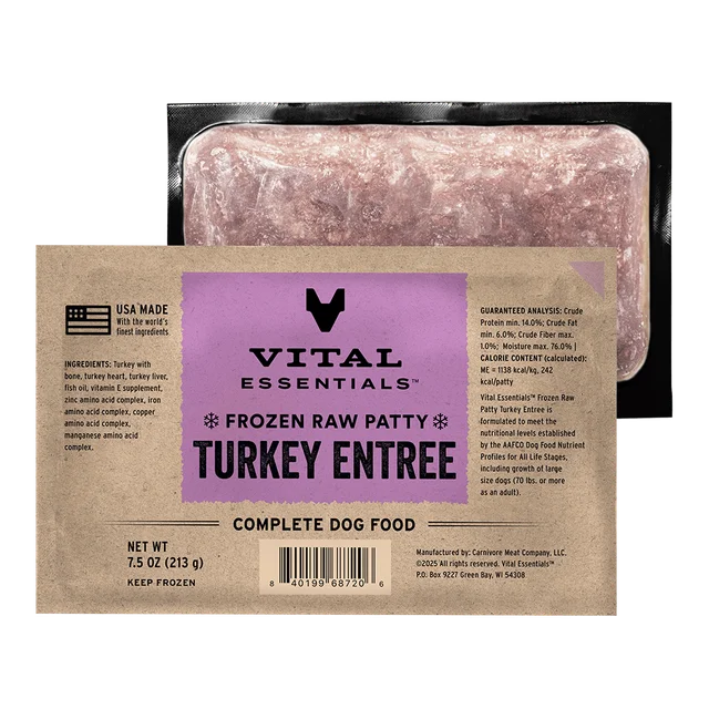 VE Frozen Turkey Patties (Preorder Oct 2026)