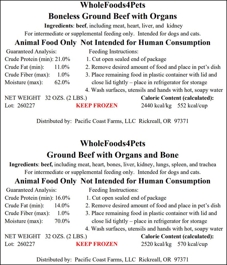 WFP Ground Beef