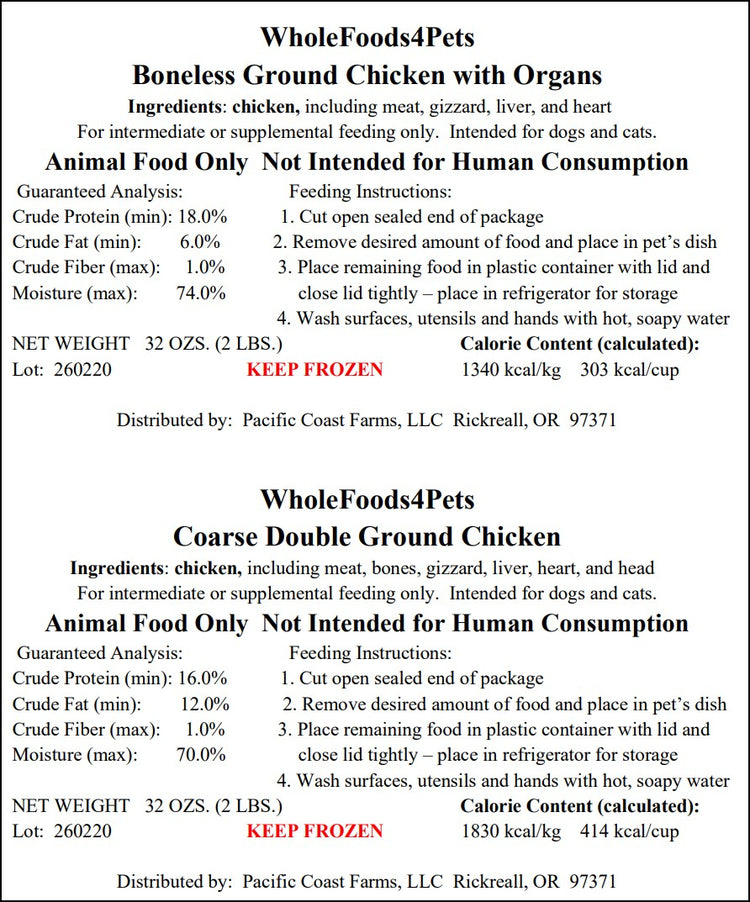 WFP Ground Chicken