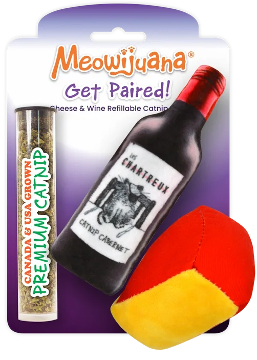 MEOW Toy Get Paired Wine & Cheese