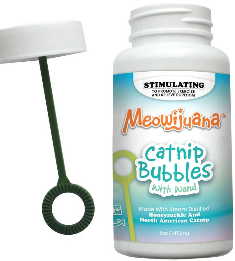 MEOW Catnip Bubbles with Honeysuckle