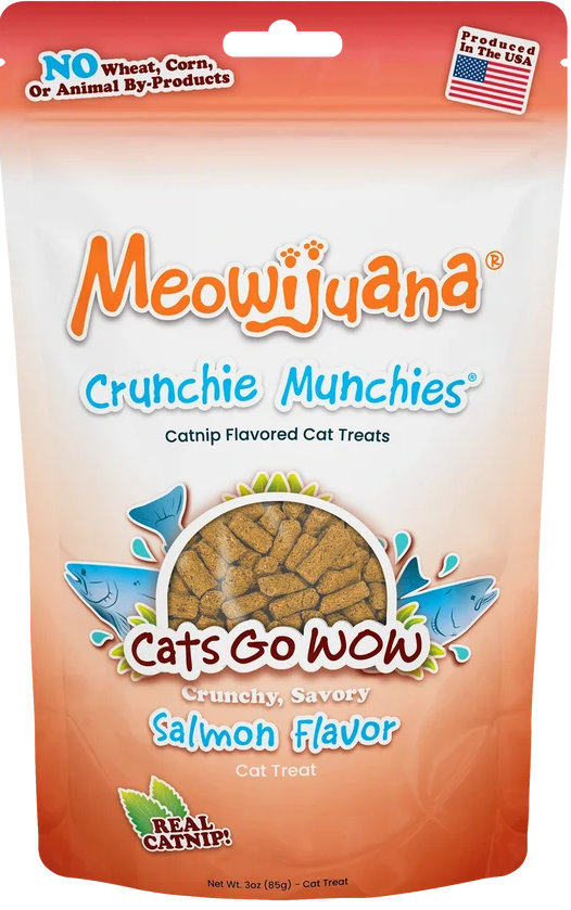 MEOW Treat Crunchie Munchie Salmon