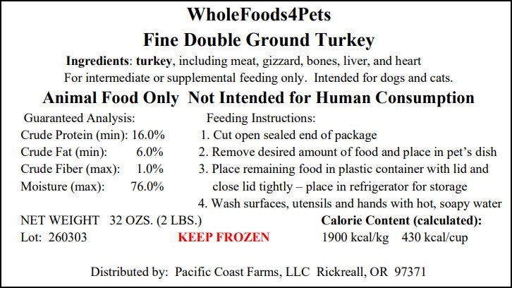 WFP Ground Turkey