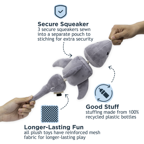 TT Plush Jointed Shark