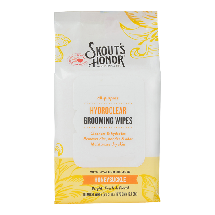 SKOUT Hydroclear Grooming Wipes (Honeysuckle)