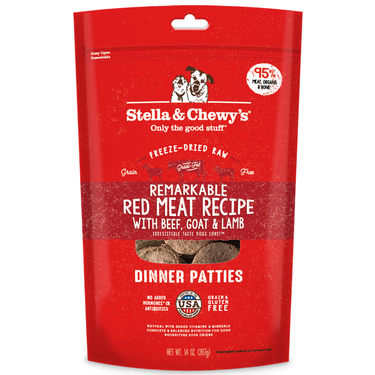 S&C Freeze Dried Dinner Patties Red Meat