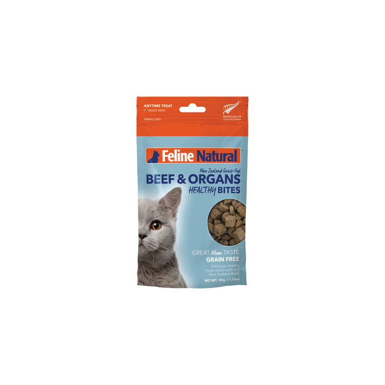 Feline Nat Freeze Dried Treats 1.76oz Beef